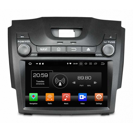 Sistema multimedia Navisson especifico para Chevrolet colorado (+2011)/ isuzu Dmax