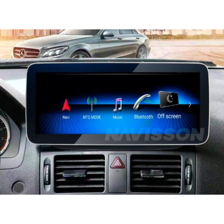 Sistema multimedia Navisson especifico para Mercedes clase C W204 (2004-2011)