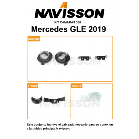 Sistema de visión 360 grados Navisson para Mercedes GLE