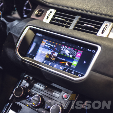 Sistema multimedia Navisson para Ranger Rover Evoque 2015-2018 con pantalla original de 8" BOSCH