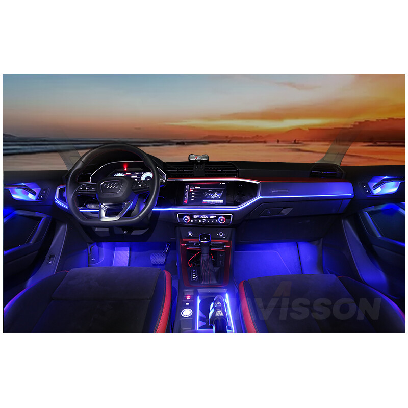 iluminación LED Mercedes, luz ambiental interior en todos los modelos