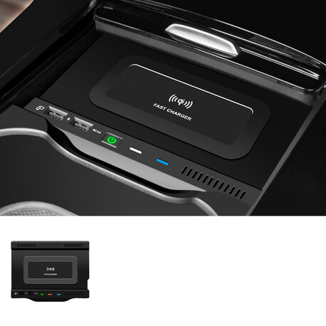 Cargador inalámbrico para Mercedes clase A/B/GLA /GLB/CLA (2019-2021)