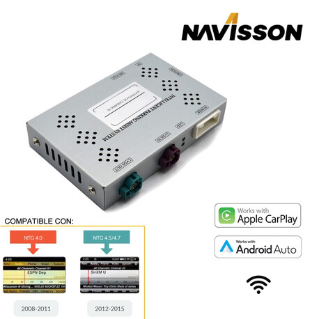 Interface Carplay/Android Auto Mercedes NTG 4.5/4.7